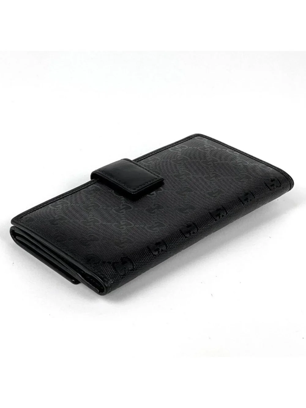 Gucci GG Supreme Bifold Wallet Pattern Black - Picture 2 of 7